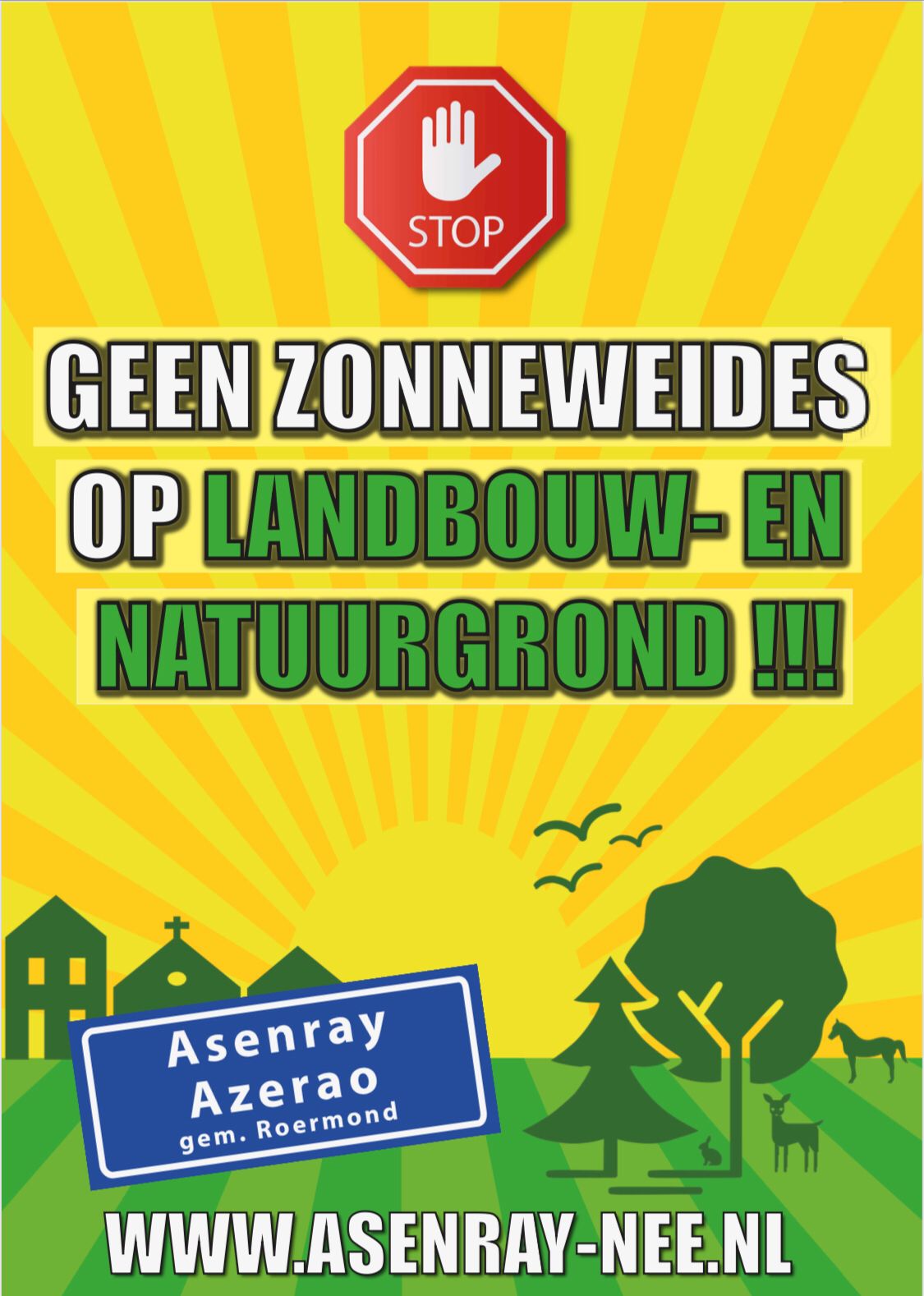 Stop zonneweides